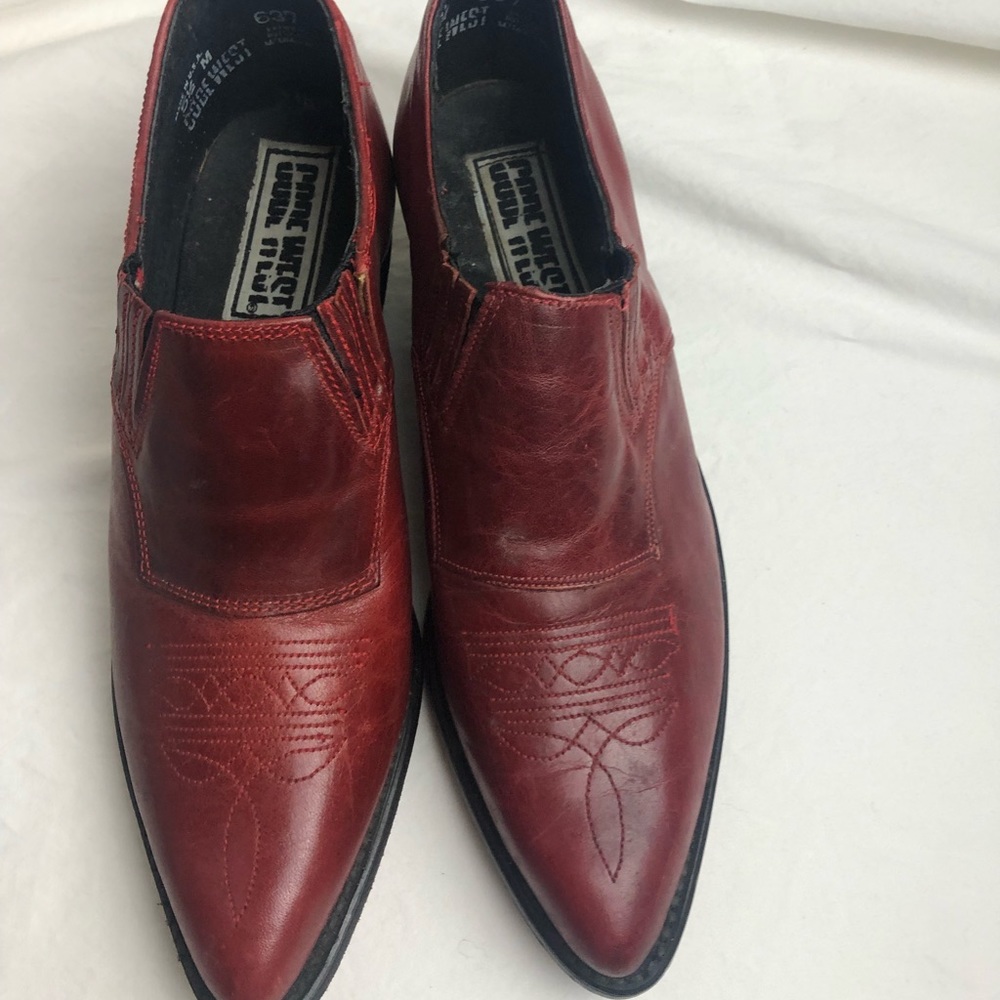 Code Red Genuine Leather booties Sz 5.5